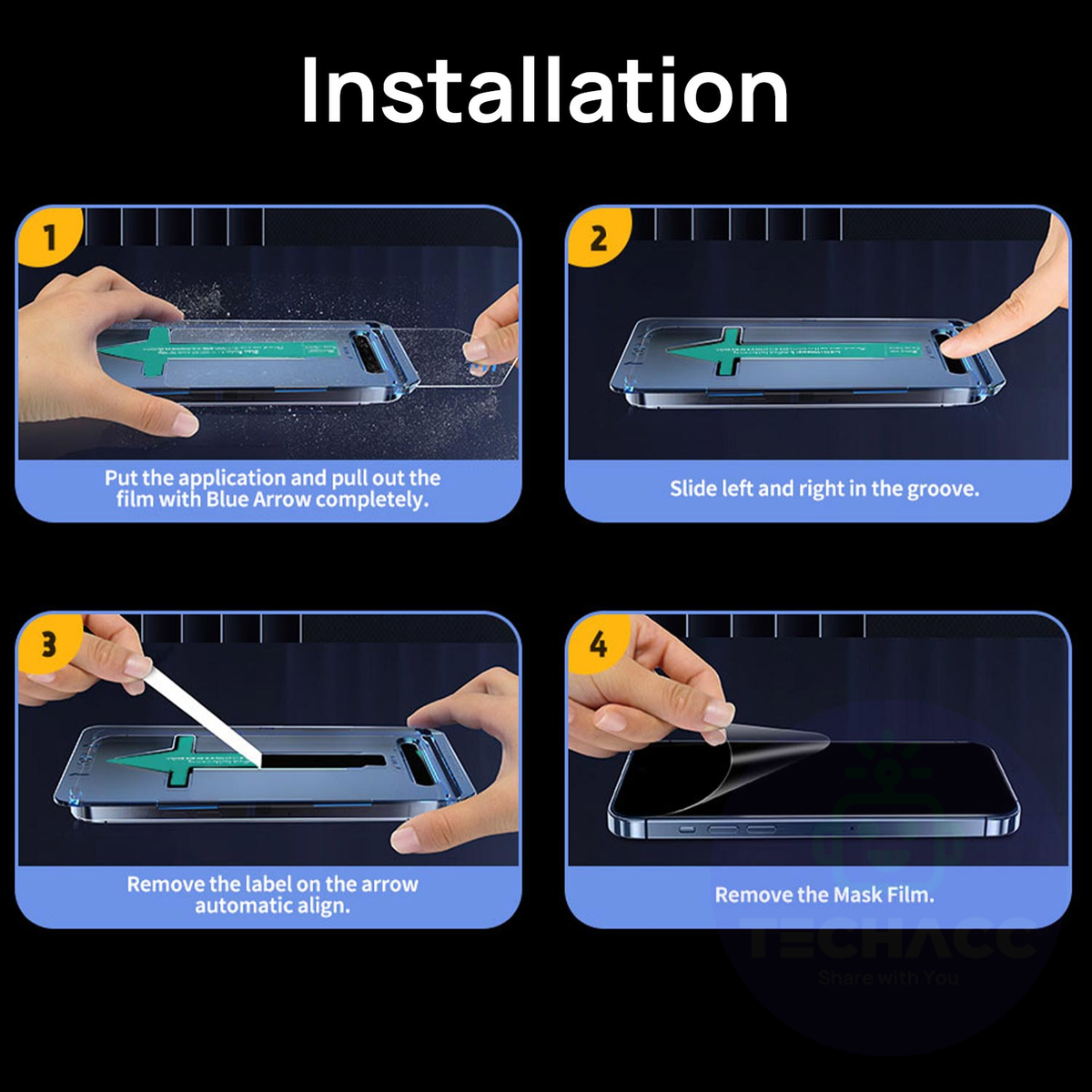 Clear HD Tempered Glass Screen Protector with Installation Tray for Samsung Galaxy S26 Plus - 1 Pack