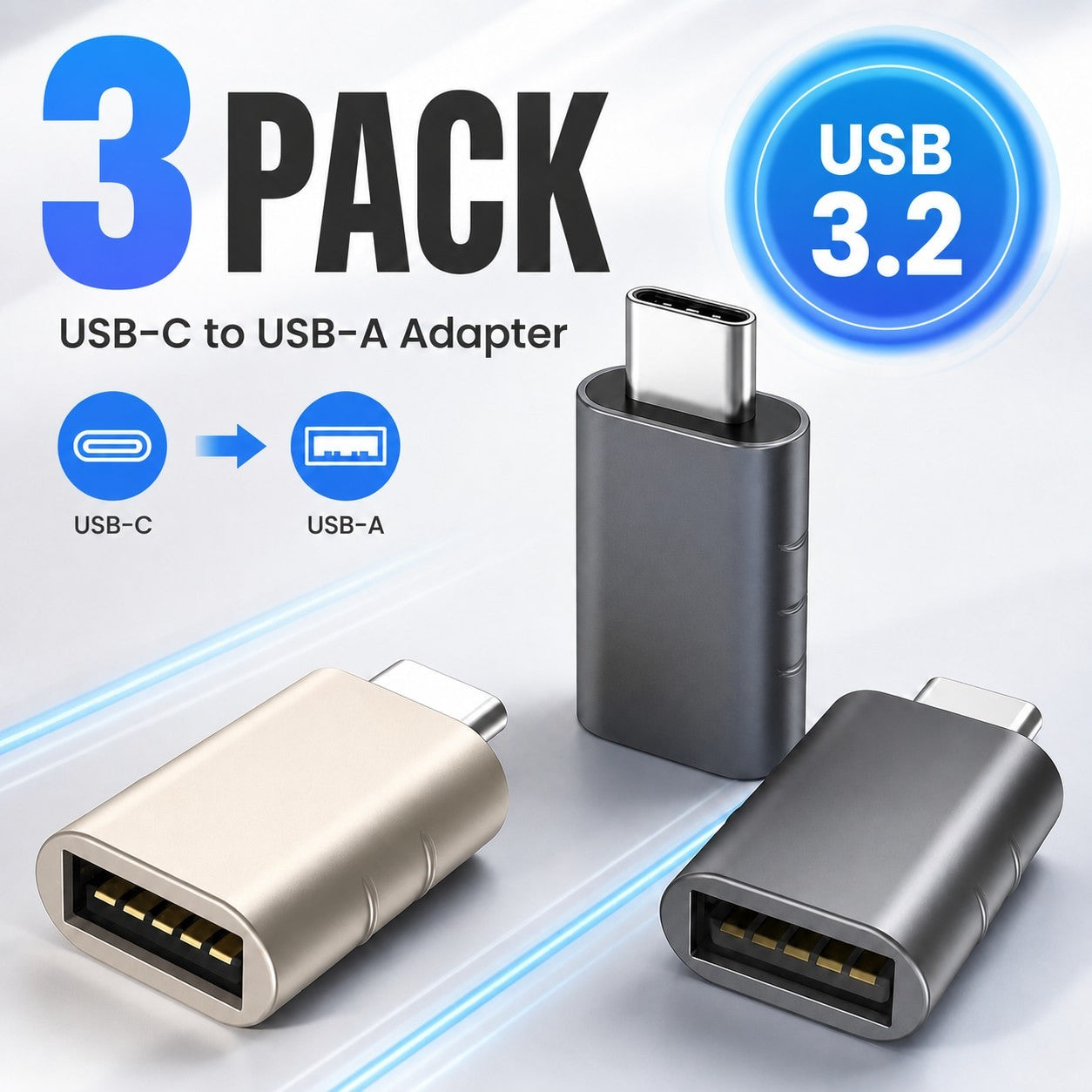 USB-C to USB-A 3.2 Adapter - image 1