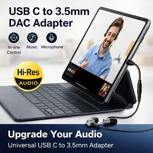 USB-C to 3.5mm Braided Audio Adapter - image 3