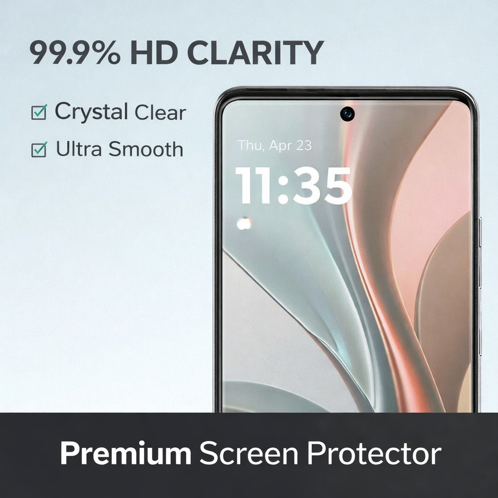Tempered Glass Screen Protectors for Motorola Moto G56 - 2 Screen Protectors and 2 Camera Protectors