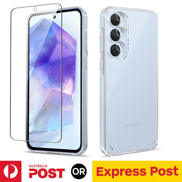 For Samsung Galaxy A16 A17 A36 A37 A56 A57 Clear Slim Shockproof Case - image 1