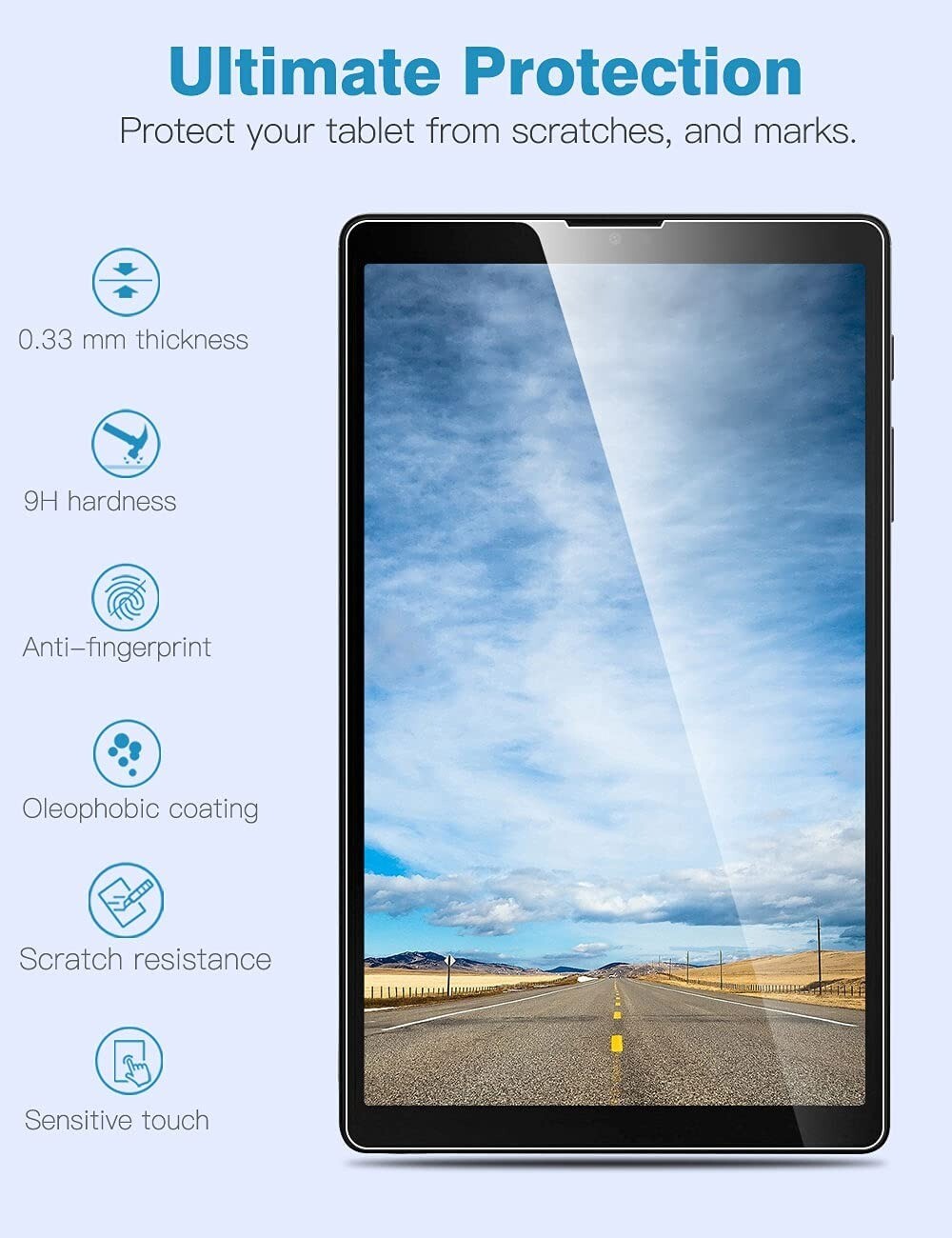Tempered Glass Screen Protector for Samsung Galaxy Tab A11 Plus 11-inch 2025 - 1 Pack