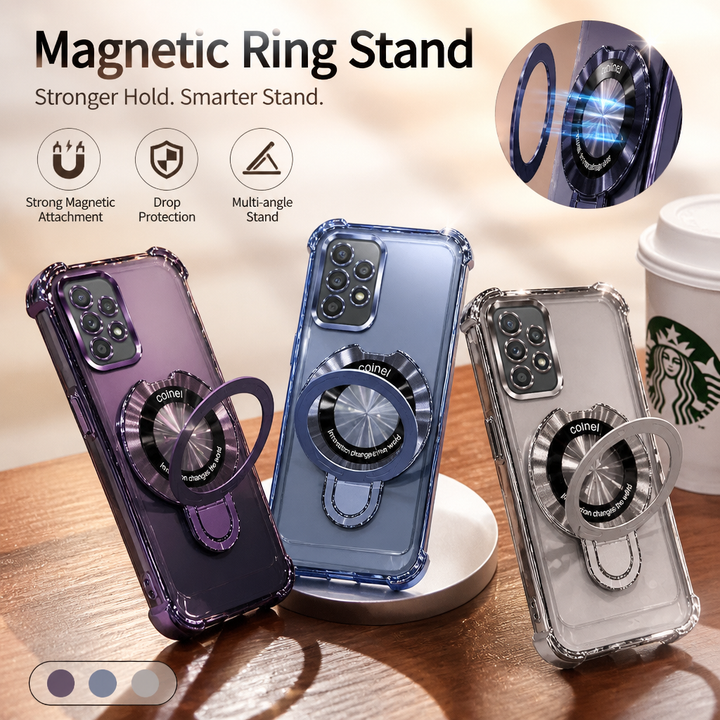 For Samsung Galaxy A16 A17 A26 A36 A37 A56 A57 Magnetic Shockproof Kickstand Case - image 1