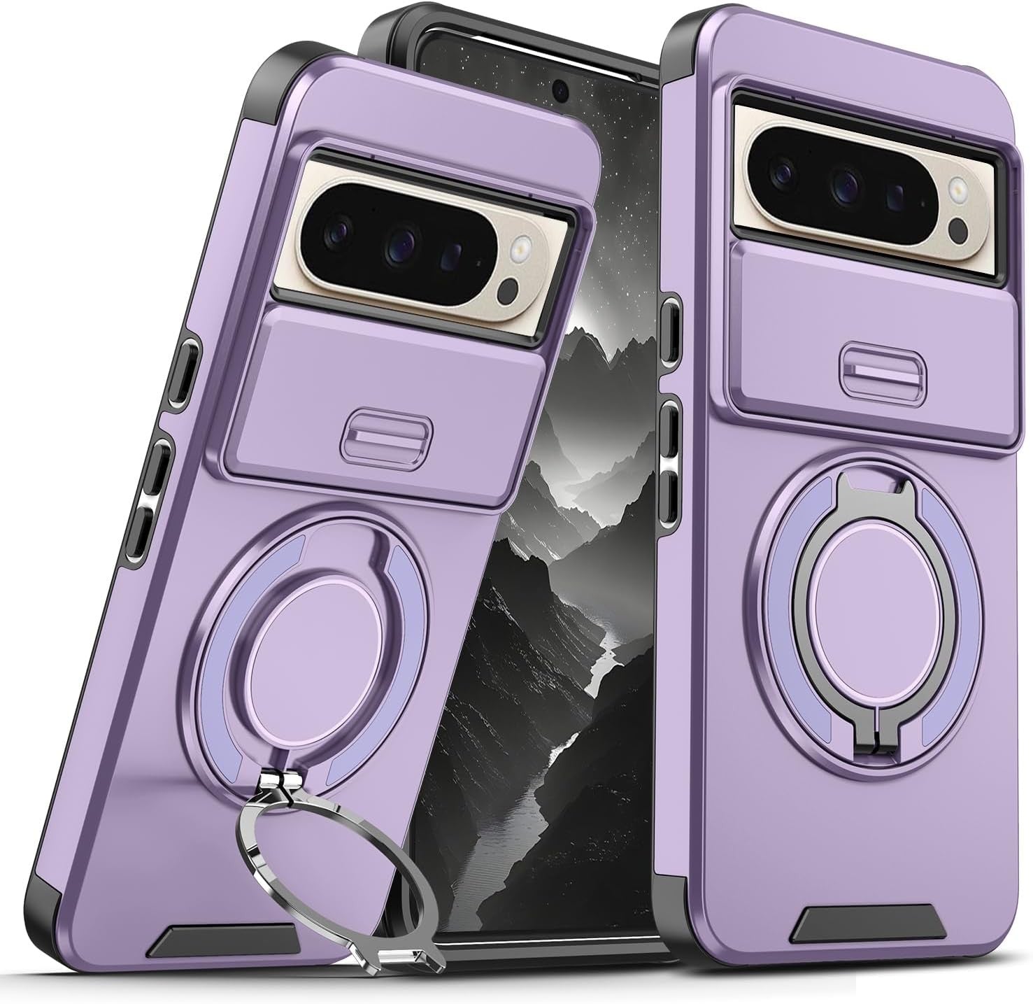Magnetic Ring Kickstand Case for Google Pixel 7 Series - image 11