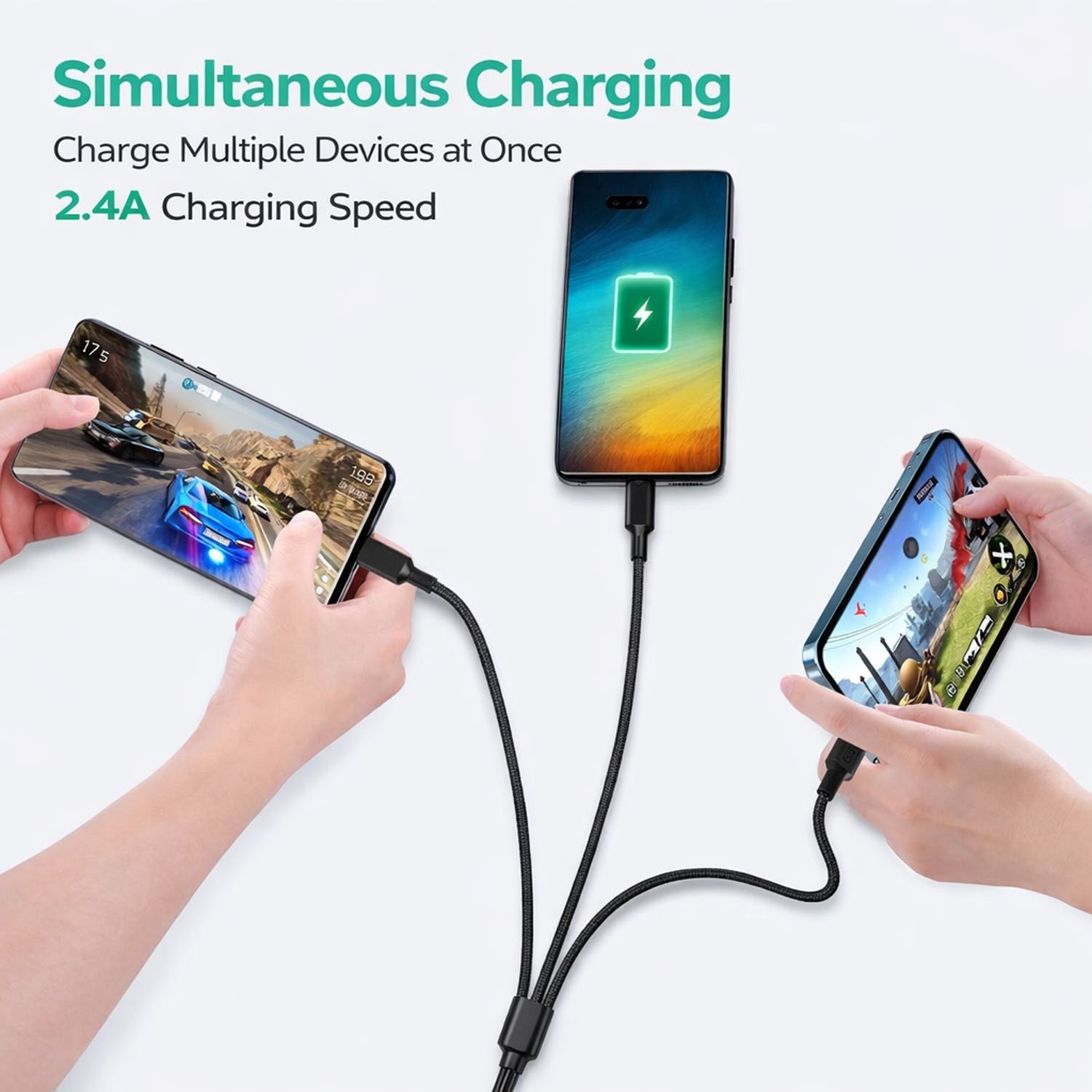 3-in-1 Multi Charging Cable – 2M & 3M - image 6