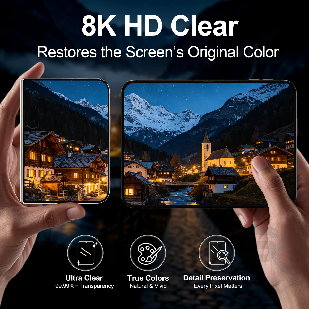 Front Glass and Inner Screen Protectors for iPhone Duo - 2 of Each