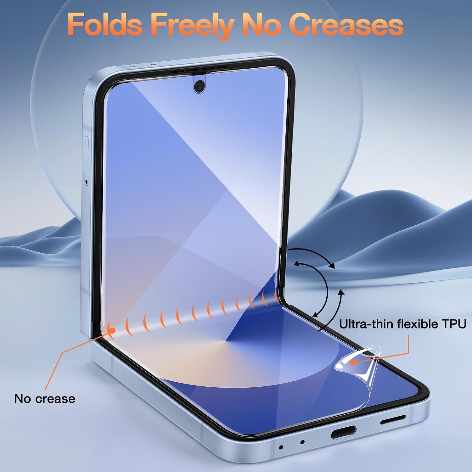 For Samsung Galaxy Z Flip 7 Easy-Install Clear & Privacy Screen Protector - image 5