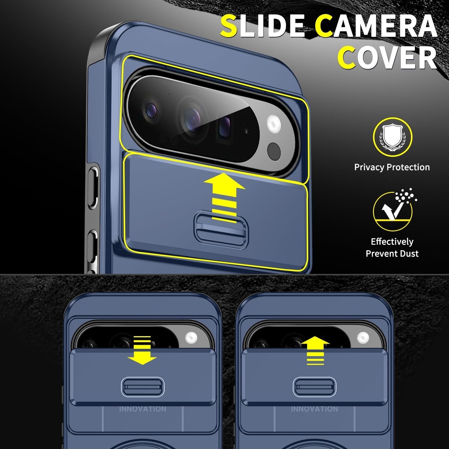 Magnetic Ring Kickstand Case for Google Pixel 8 Series - detail image 5