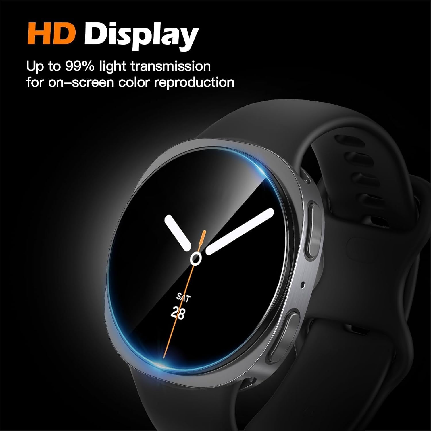 3 Pack Auto-Alignment Screen Protector for Samsung Galaxy Watch - image 6