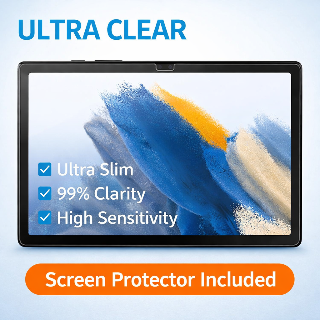 Tempered Glass Screen Protector for Samsung Galaxy Tab A7 10.4-inch - 2 Pack