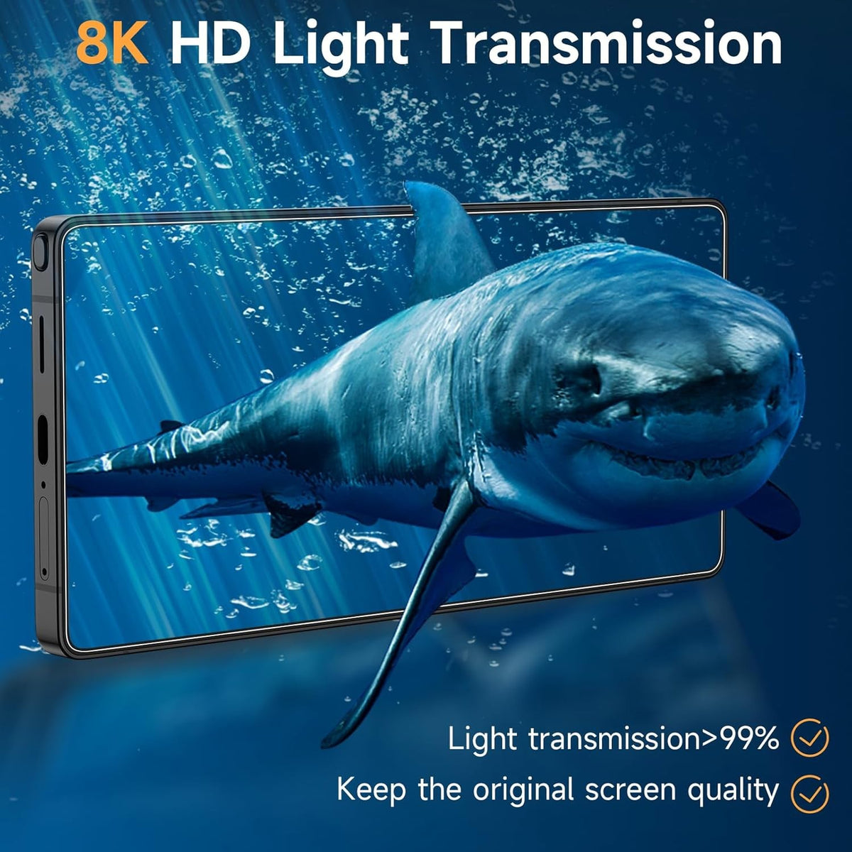 2 Pack Tempered Glass Screen Protectors for Samsung Galaxy S26 FE