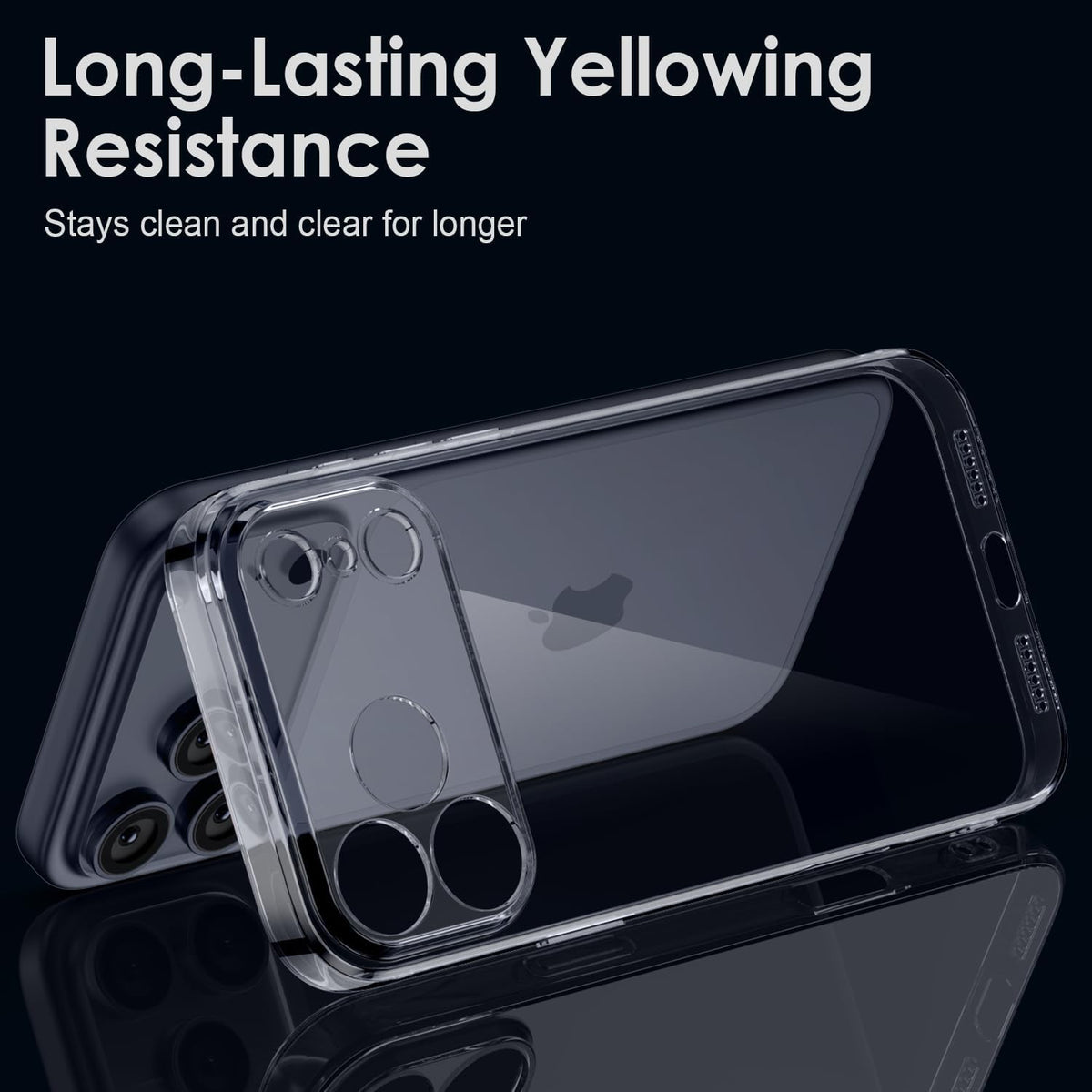 For iPhone 18 Pro Max Case, Compatible with MagSafe - Raised Camera Protection, Case Only, Clear