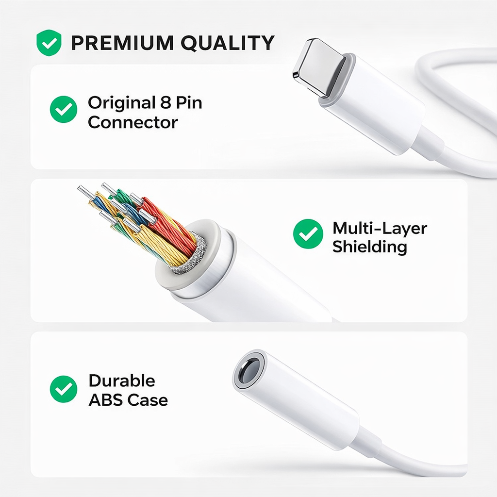 USB-C / iPhone to 3.5mm Audio Adapter - image 4
