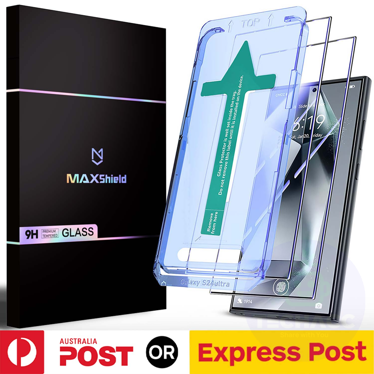 2 Pack Privacy Tempered Glass Screen Protectors for Samsung Galaxy S26 Ultra