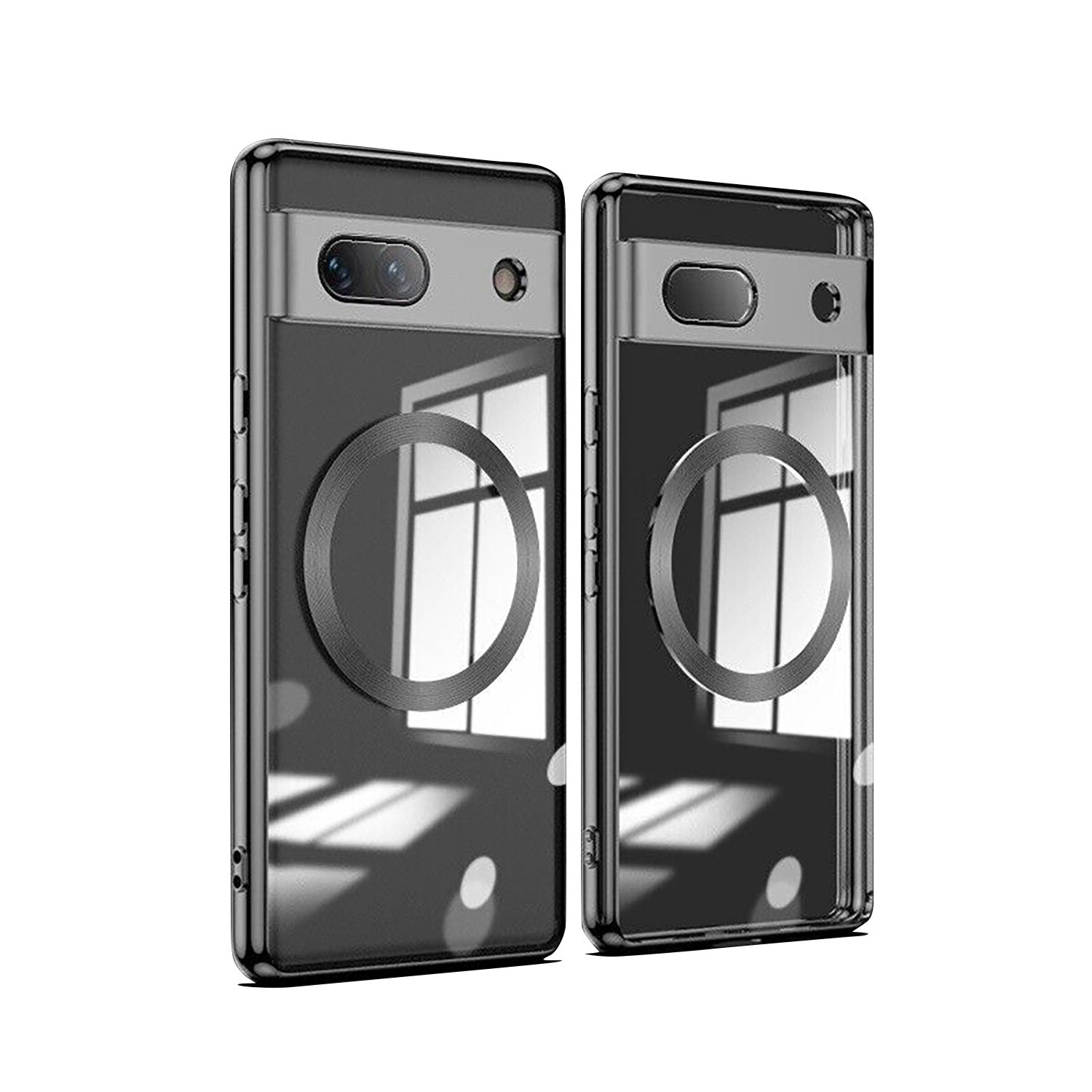 For Google Pixel 8 Pro Magnetic Mag Safe Case Clear Slim Shockproof Case Cover