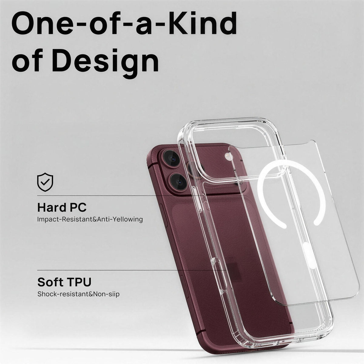 Clear MagSafe Compatible Case for iPhone 18 Pro / Pro Max