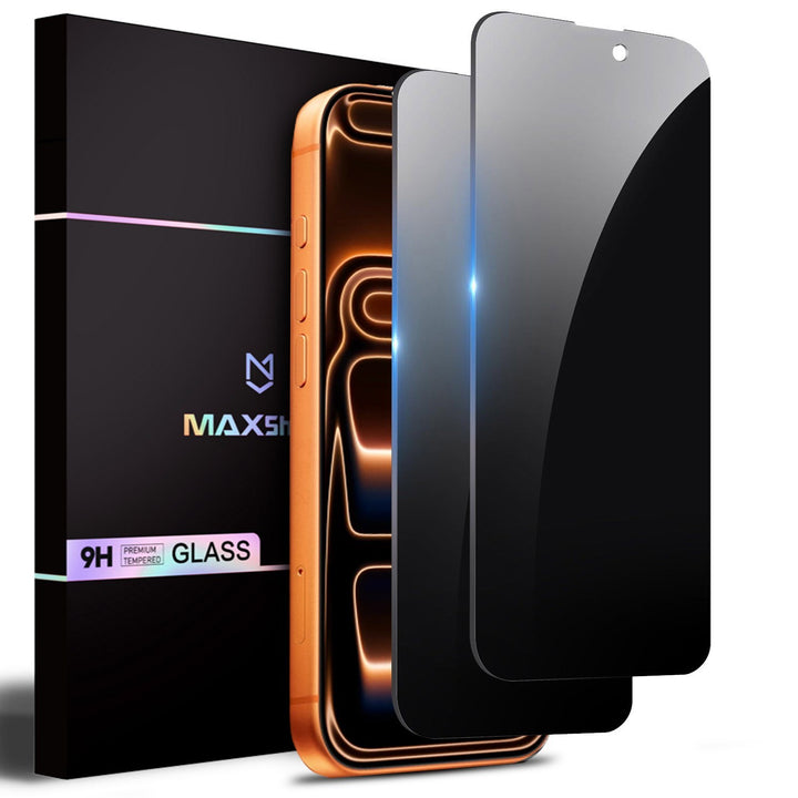 2-Pack Privacy Tempered Glass Screen Protector for iPhone 18 Pro / Pro Max