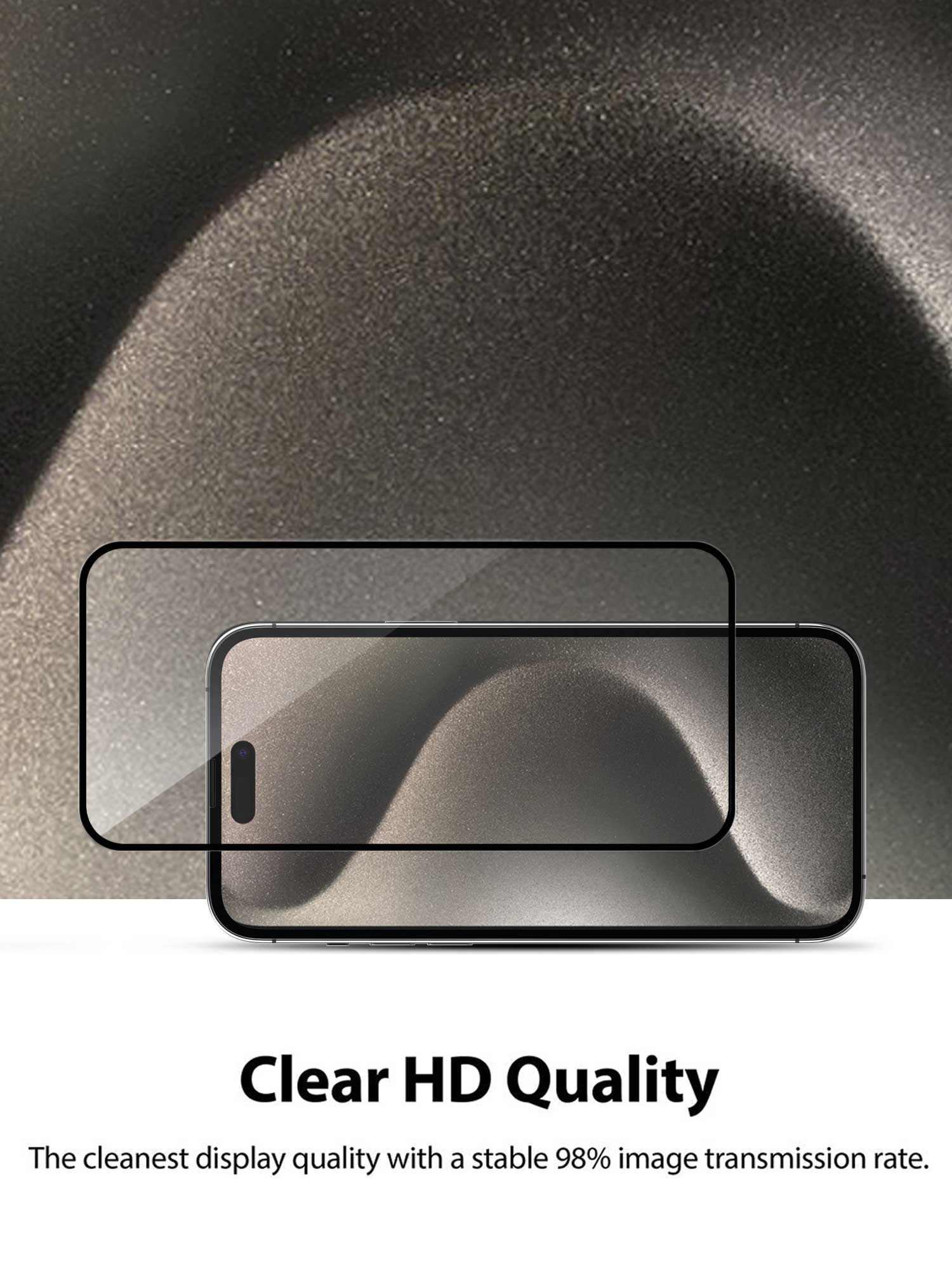 【2 Packs】MaxShield® 9H Tempered Glass iPhone 15 Series Full Screen Protector