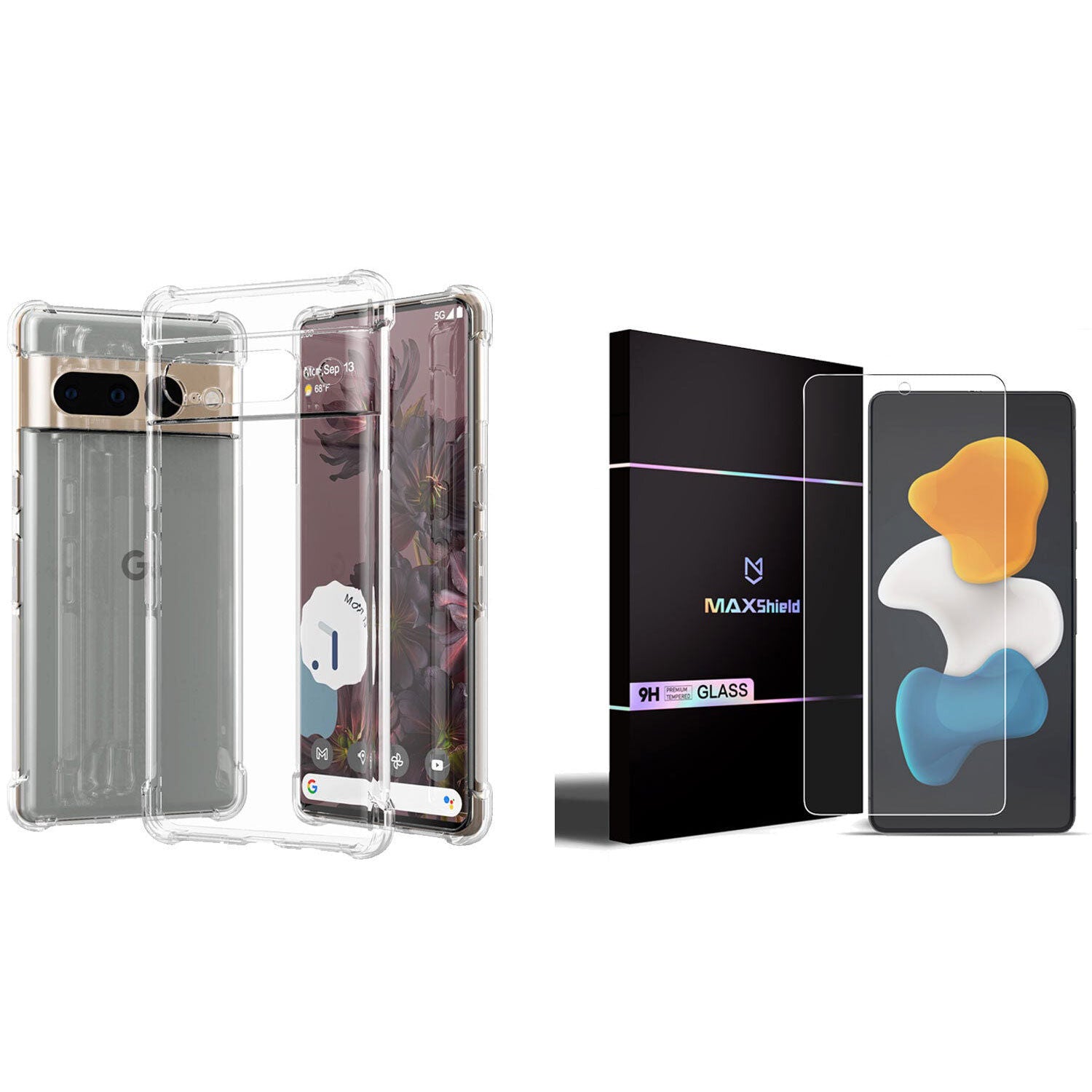 For Google Pixel 9 Pro XL Case Clear Shockproof Bumper Cover