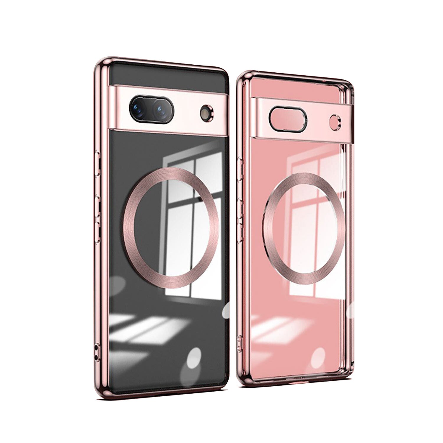 For Google Pixel 8 Pro Magnetic Mag Safe Case Clear Slim Shockproof Case Cover