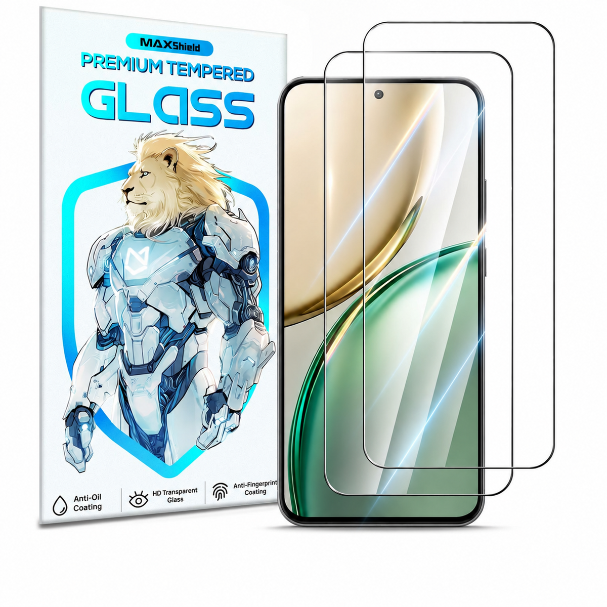 Tempered Glass Screen Protectors for Honor 600 - 2 Pack