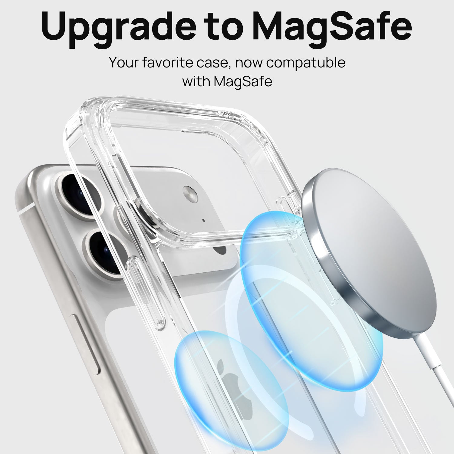 For iPhone 17 Pro Max Air Case Clear Magsafe Shockproof Magnetic Cover