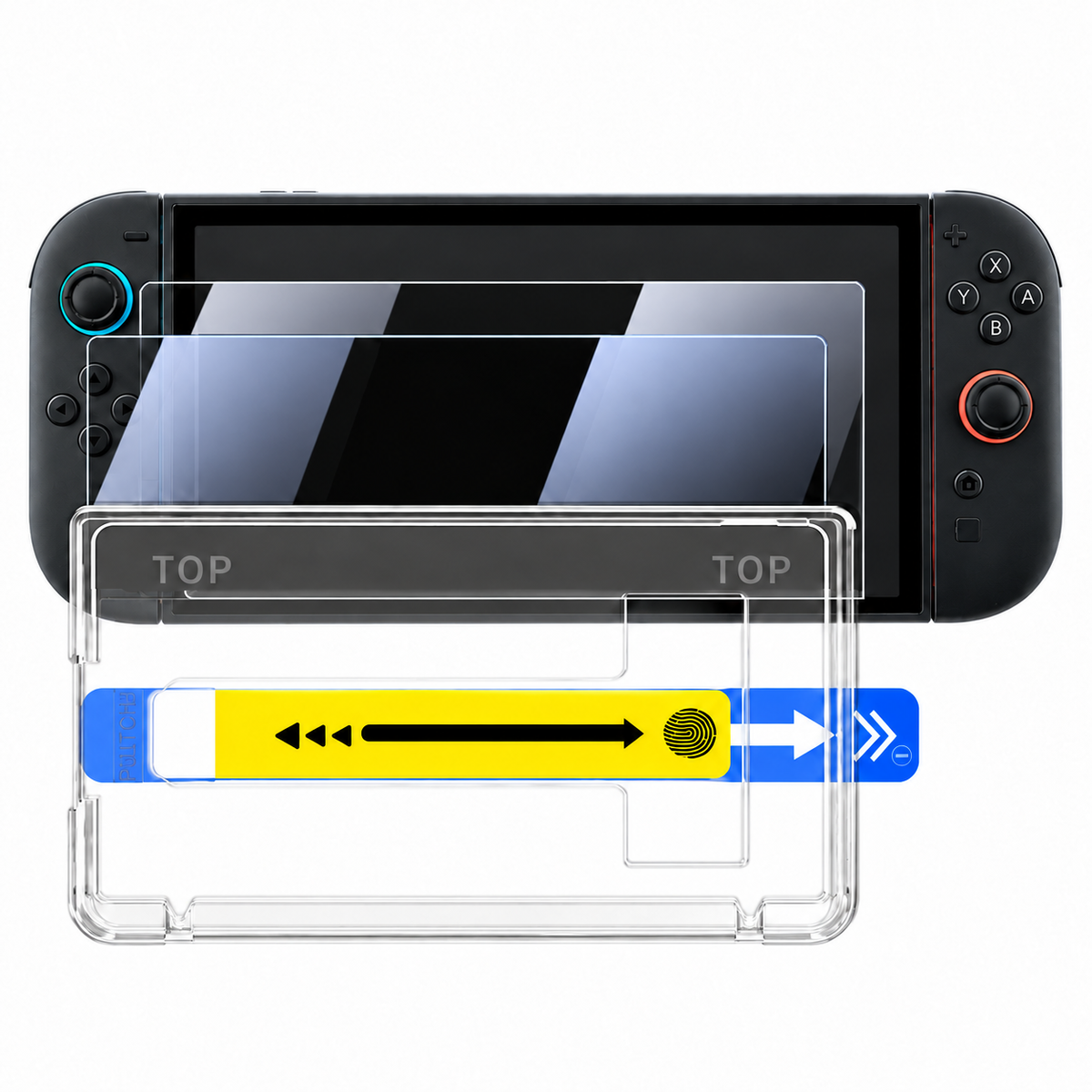 Tempered Glass Screen Protectors for Nintendo Switch 2 (2025) - 2 Pack with Installation Frame