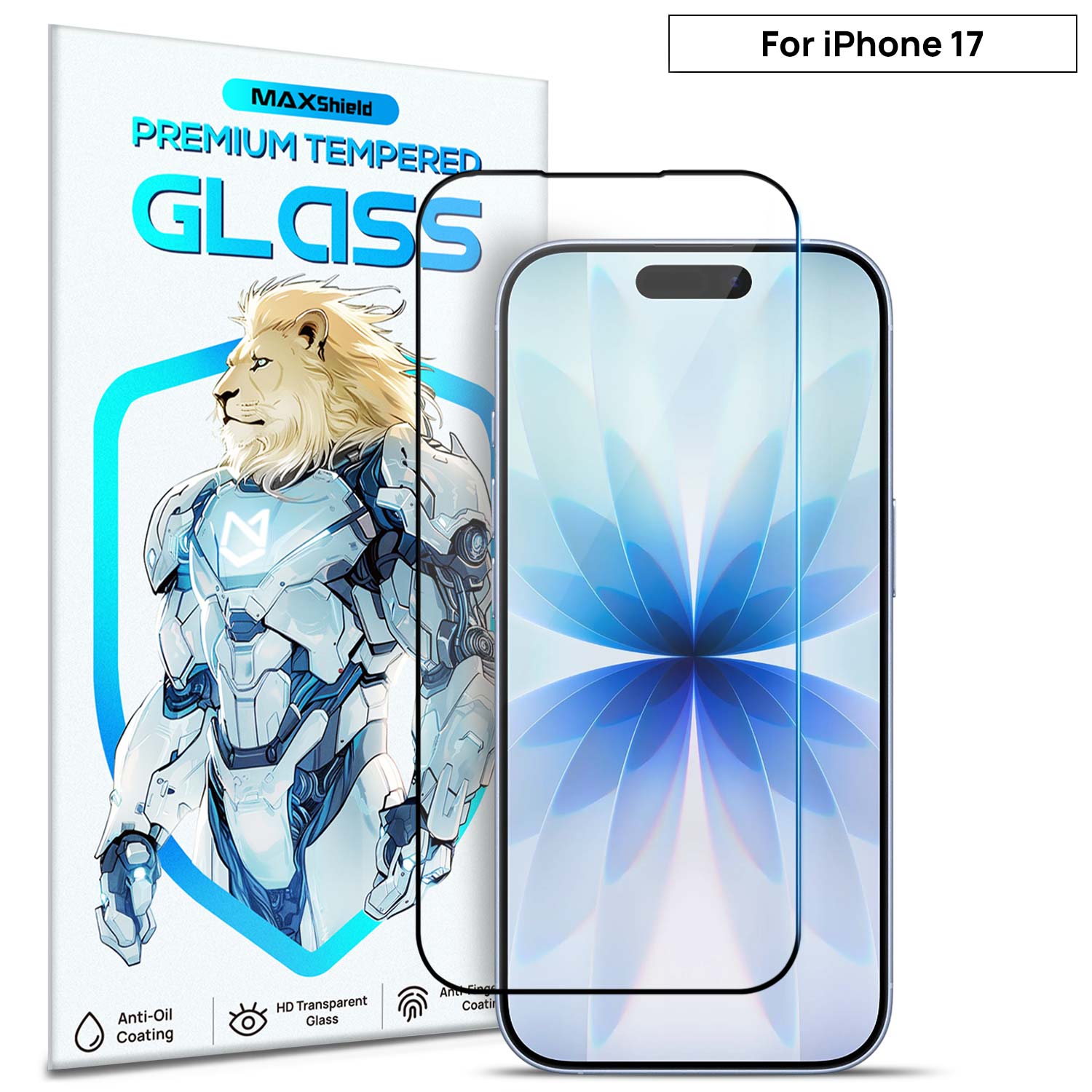 2X For iPhone 17 Pro Max Air Tempered Glass Screen Protector