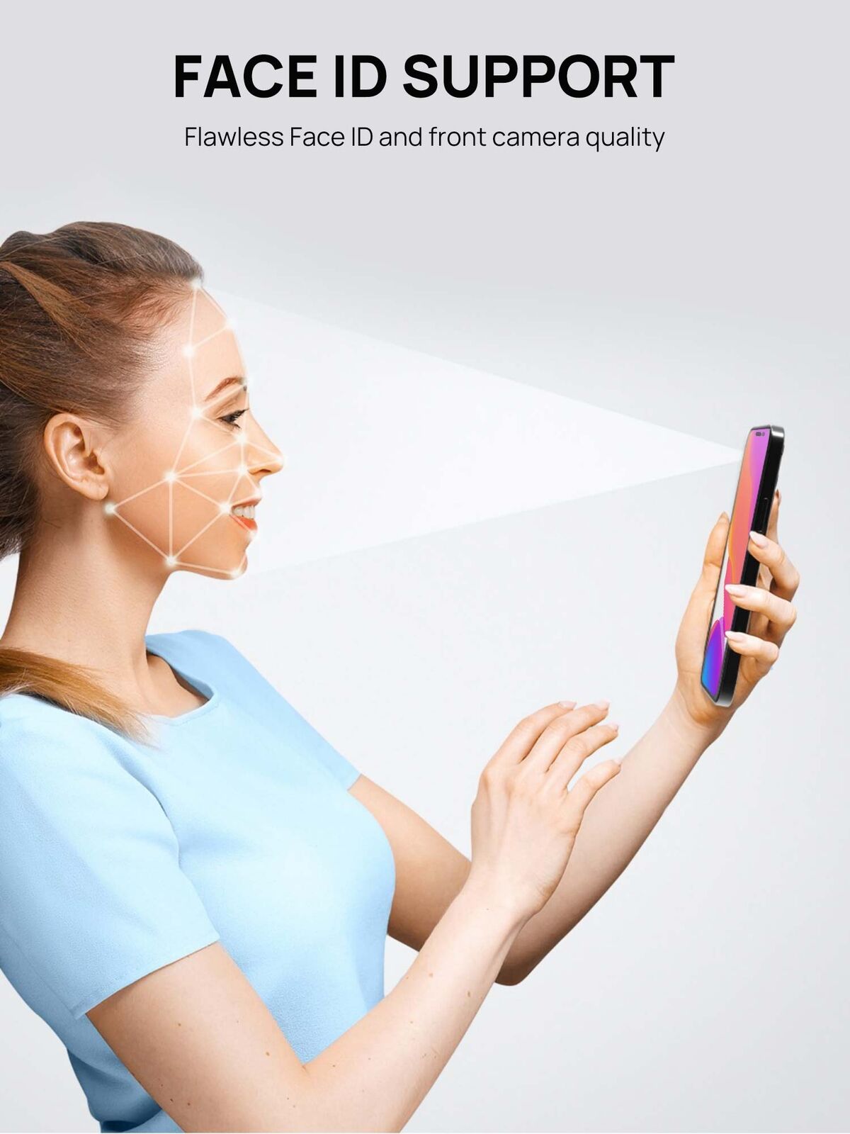 [2 Pack] MaxShield PureClear Tempered Glass Film for iPhone 16 Pro Plus Max