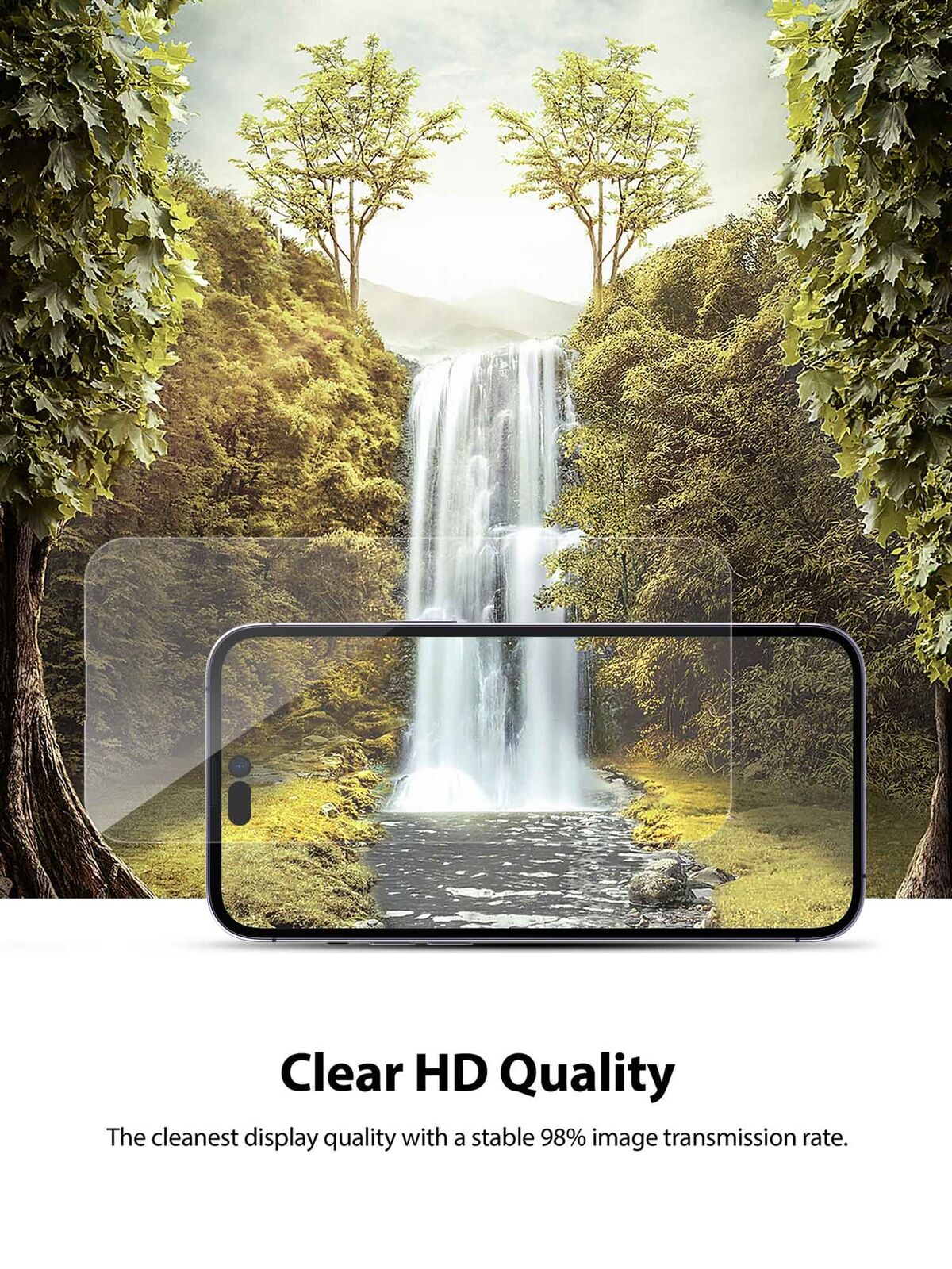 [2 Pack] MaxShield PureClear Tempered Glass Film for iPhone 16 Pro Plus Max