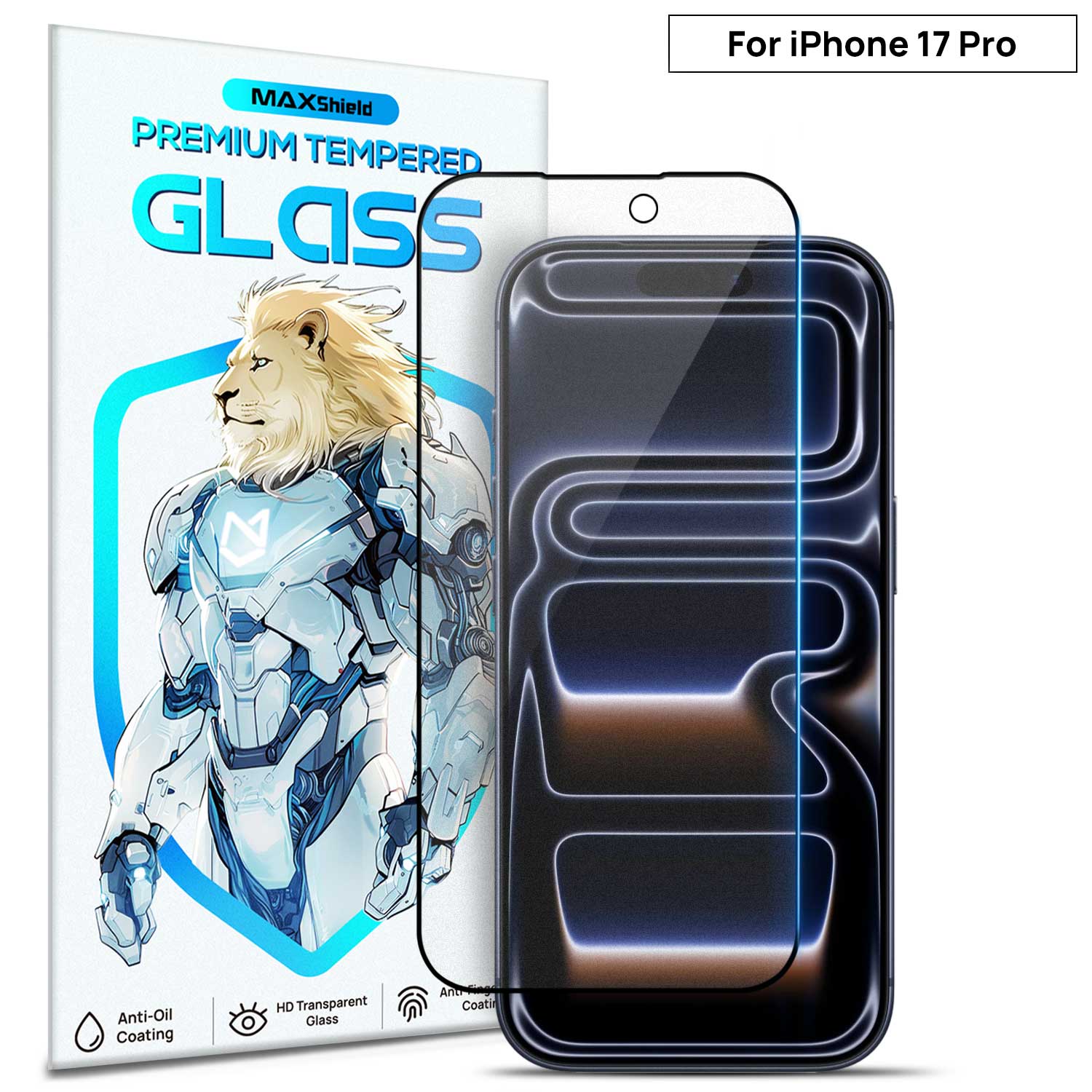 MAXSHIELD For iPhone 17 Pro Max Air Matte Tempered Glass Screen Protector