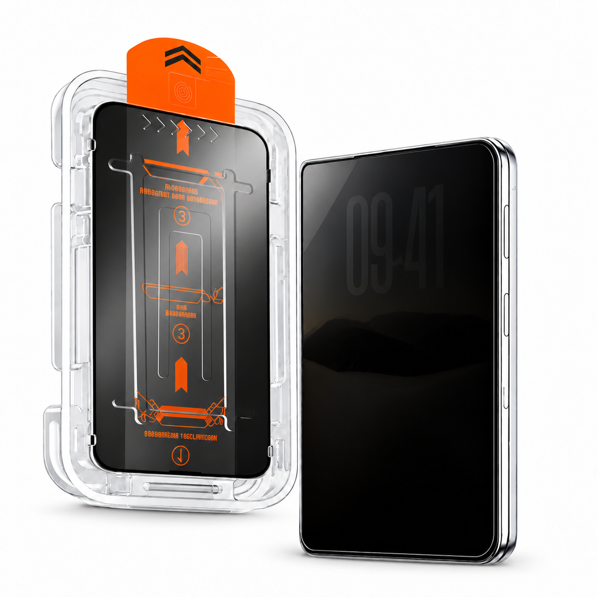 Privacy Tempered Glass Screen Protector for iPhone Duo with Installation Tool - 2 Pack