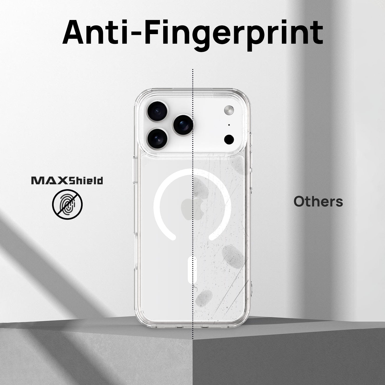 For iPhone 17 Pro Max Air Case Clear Magsafe Shockproof Magnetic Cover