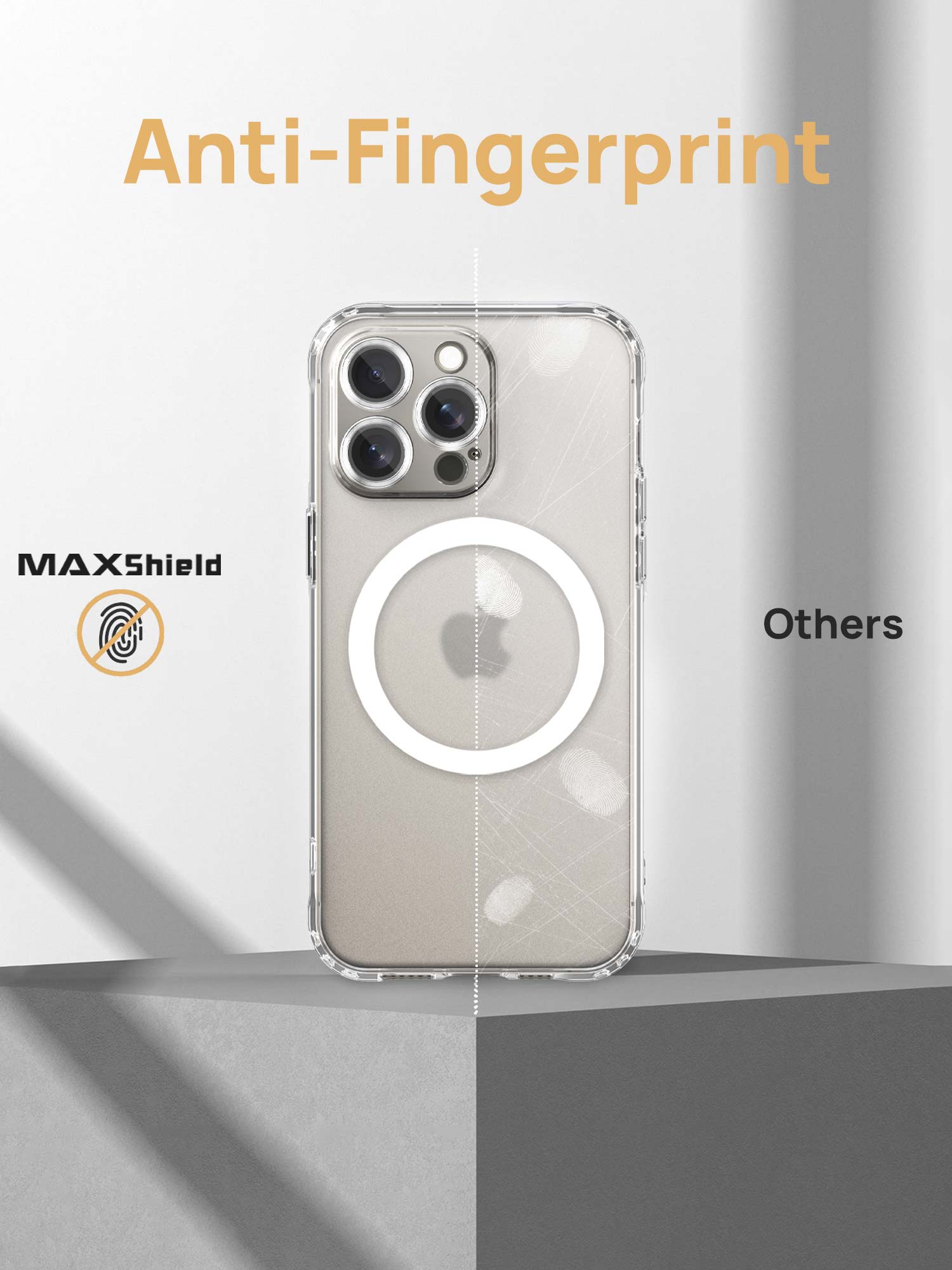 MagSafe Military Grade Protection Crystal Clear iPhone 15 Series Case