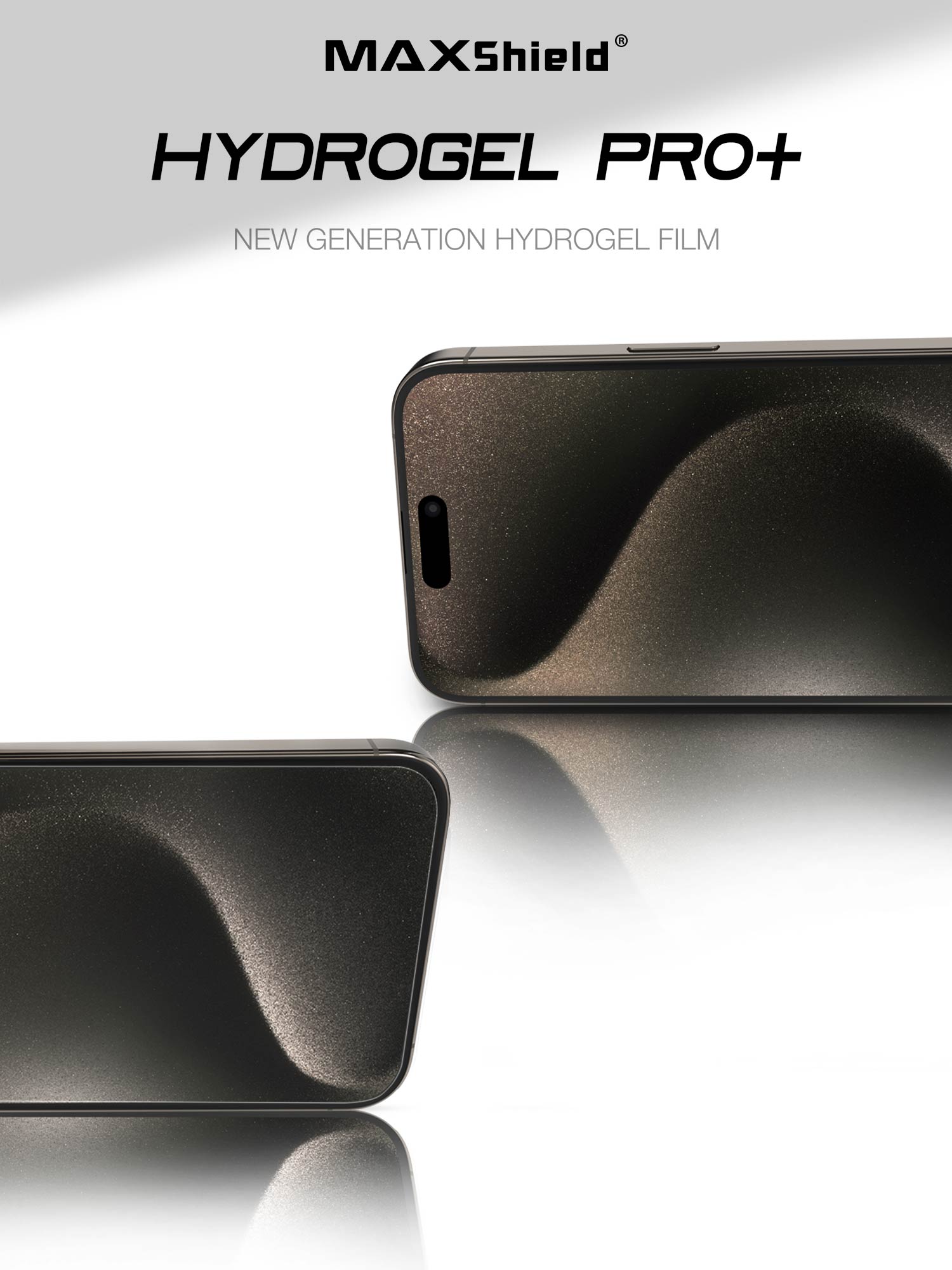 【3 Pack】MaxShield® Premium Hydrogel Film iPhone 15 Series Full Screen Protector