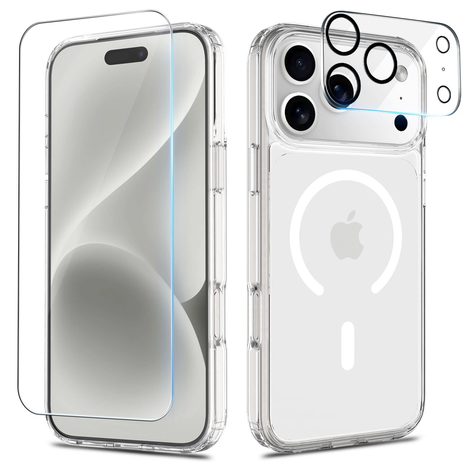 For iPhone 17 Pro Max Air Case Clear Magsafe Shockproof Magnetic Cover