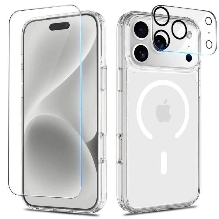 For iPhone 17 Pro Max Air Case Clear Magsafe Shockproof Magnetic Cover