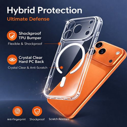 Clear Magnetic Shockproof Case for iPhone 13 Series - image 5