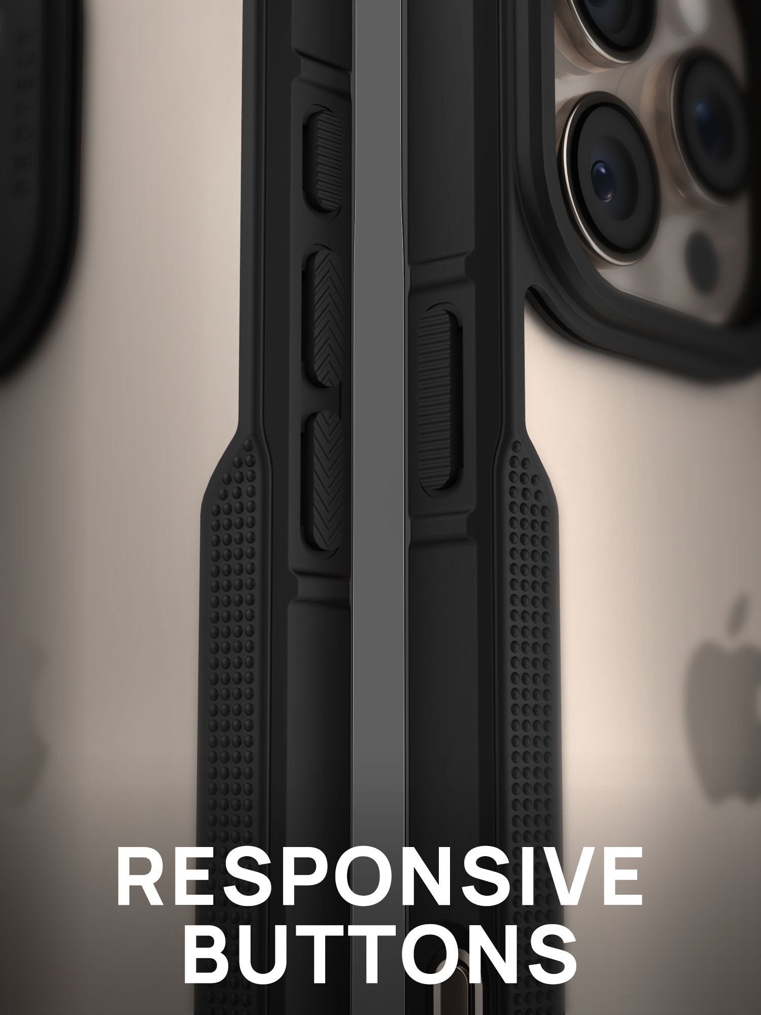 [Full Set] For Apple iPhone 16 Pro Max Case Shockproof Military Clear Cover