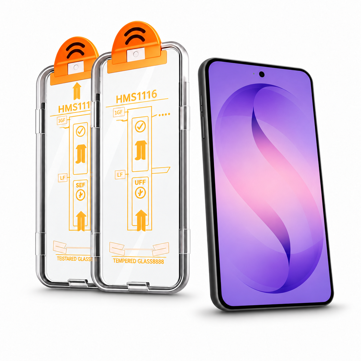 Clear Tempered Glass Screen Protectors for Samsung Galaxy S24 Plus - 2 Pack