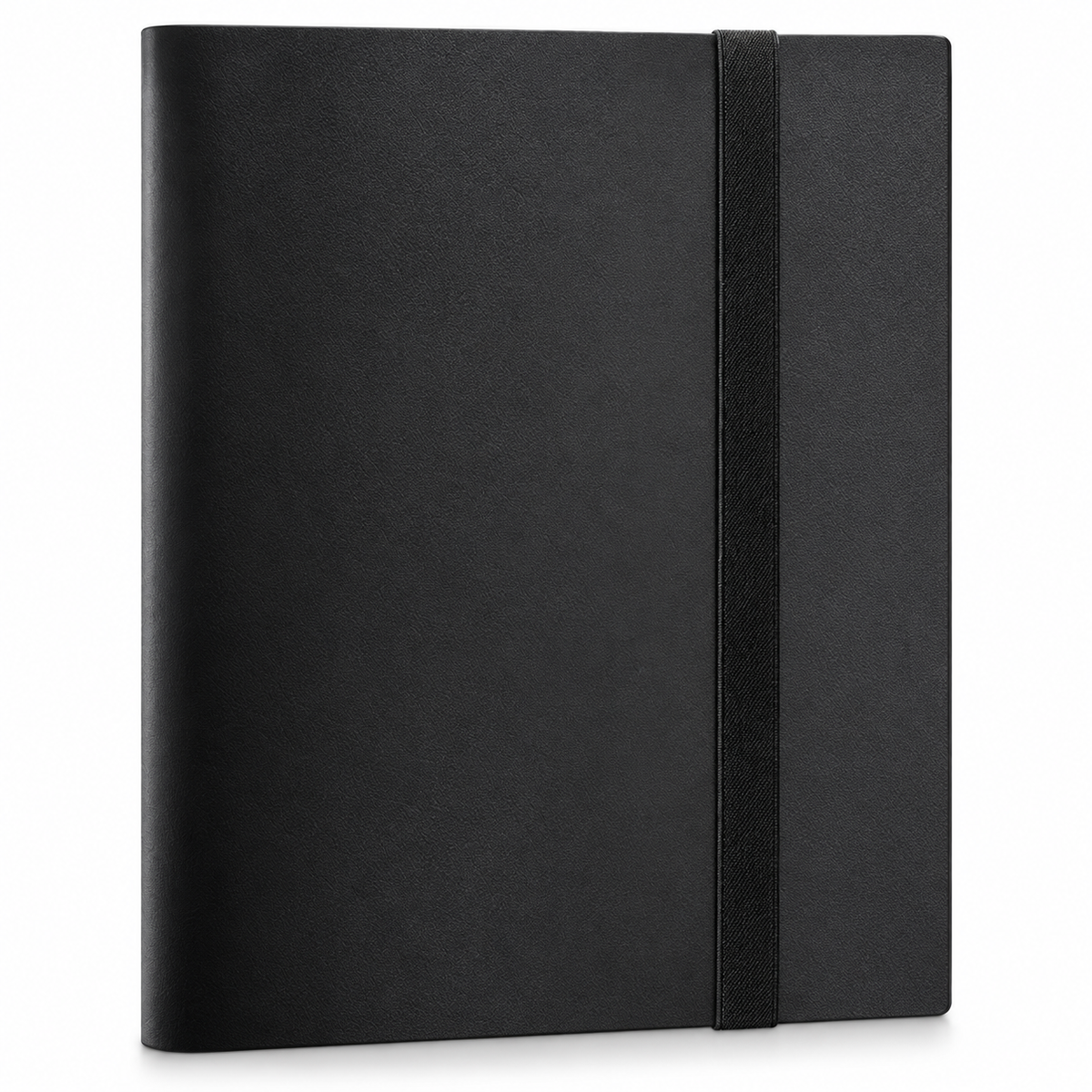 Black Trading Card Binder with Elastic Closure - 480 Card Capacity
