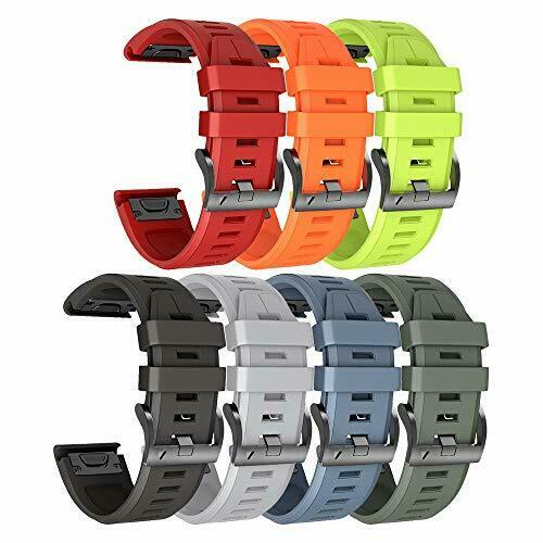 For Garmin Fenix 6 6S 6X PRO 5 5S 5X Plus Silicone Band Replacement Sports Strap – clean white background main image