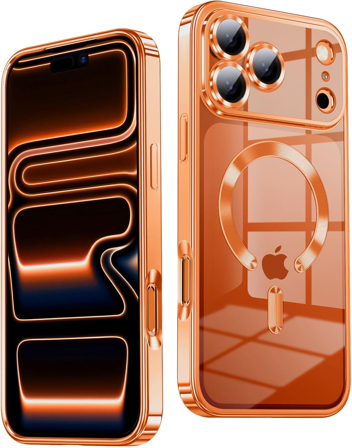 For iPhone 17 / 17 Air / 17 Pro / 17 Pro Max Clear Plating Magnetic Luxury Case - image 8