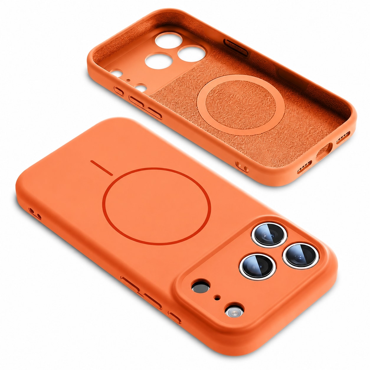 For iPhone 17 / 17 Air / 17 Pro / 17 Pro Max Liquid Silicone Shockproof MagSafe Case - main image