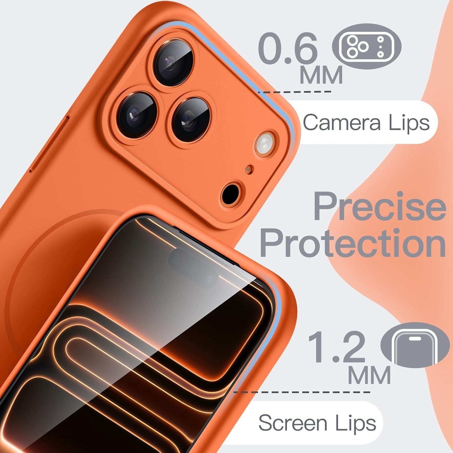 For iPhone 17 / 17 Air / 17 Pro / 17 Pro Max Liquid Silicone Shockproof MagSafe Case - image 4