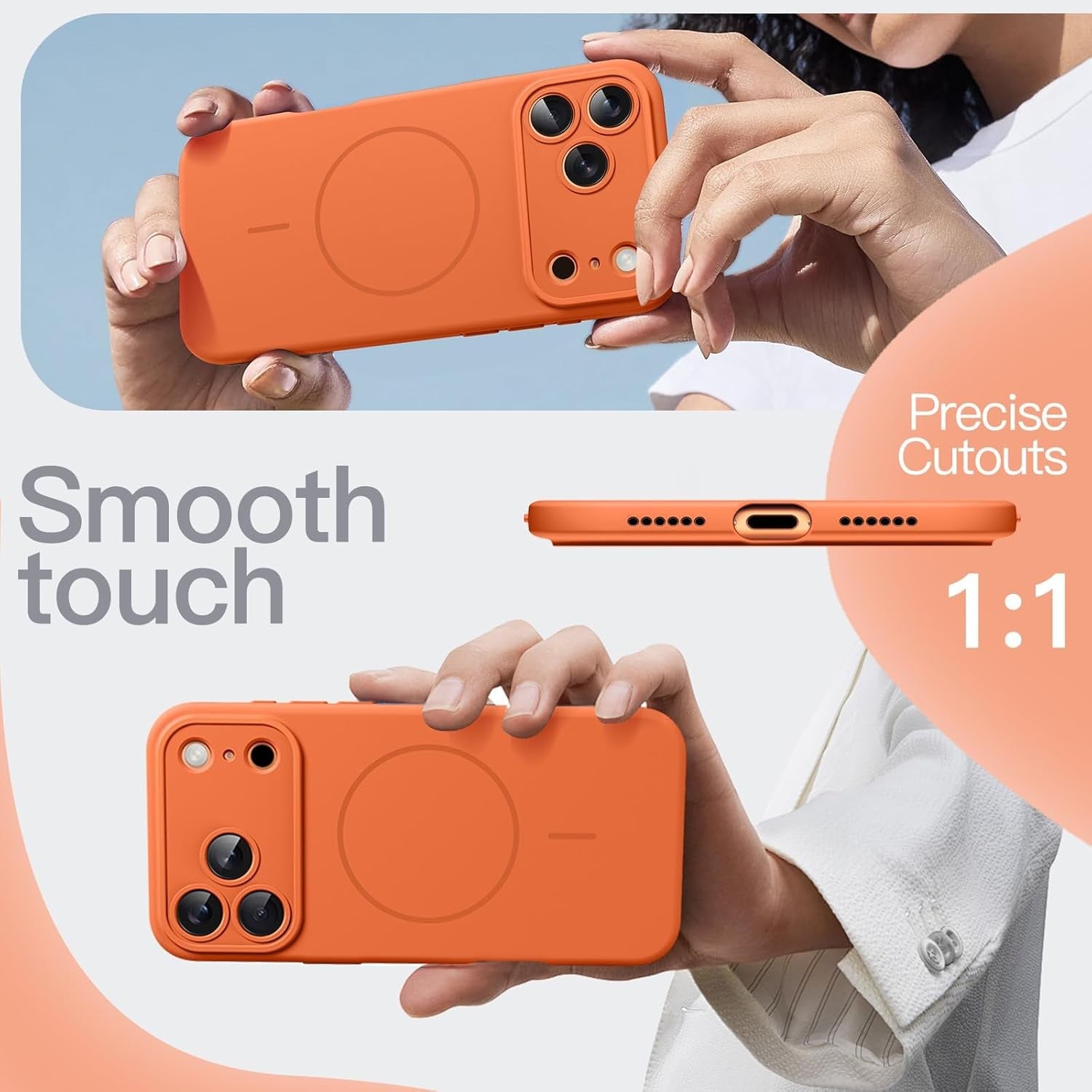 For iPhone 17 / 17 Air / 17 Pro / 17 Pro Max Liquid Silicone Shockproof MagSafe Case - image 8