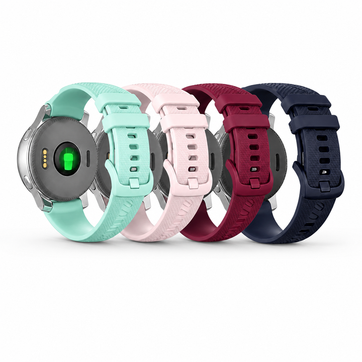 Silicone Replacement Band for Garmin Venu and Vivoactive – clean white background main image