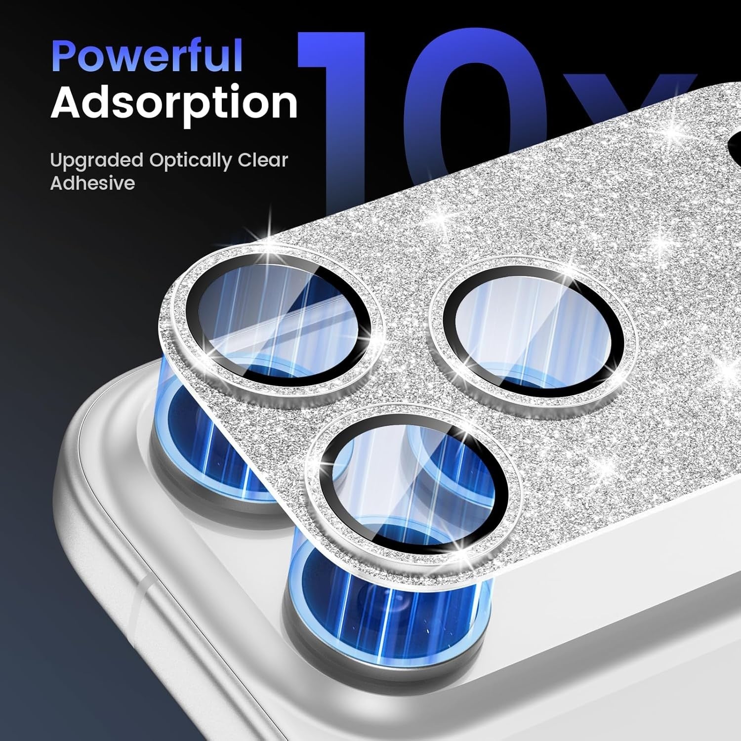 Glitter Diamond Camera Lens Protector for iPhone 17 Series - image 5