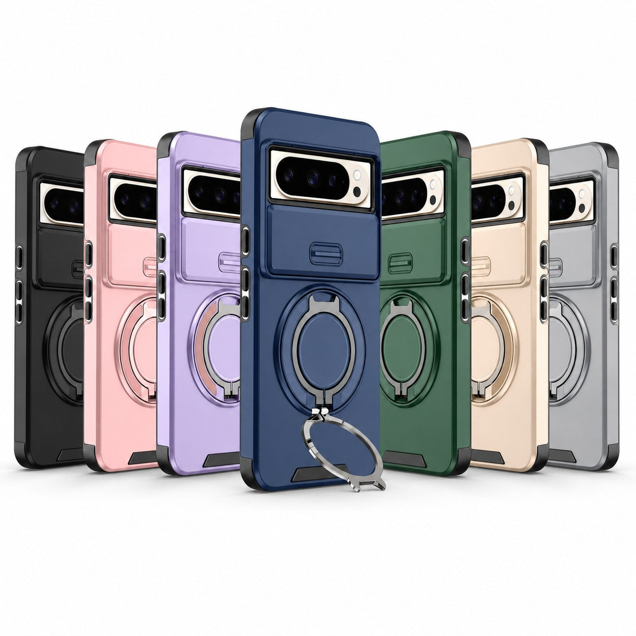 Magnetic Ring Kickstand Case for Google Pixel 10 Series - main image