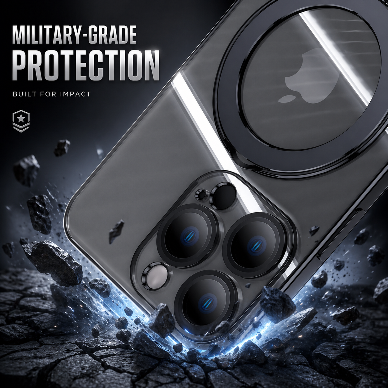For iPhone 15 Series Magnetic MagSafe Ring Stand Shockproof Case - image 6